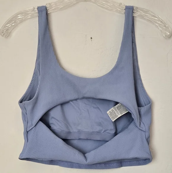 Athleta Ribbed Workout Top Sz M - Picture 3 of 5